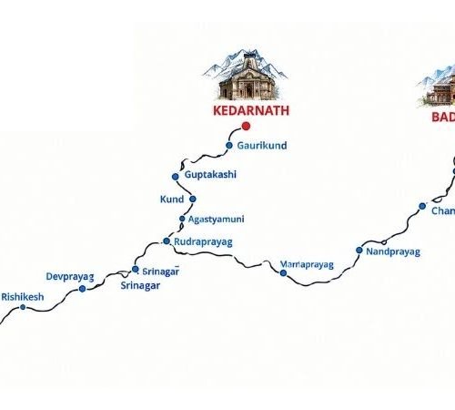 Do Dham Yatra Route Map